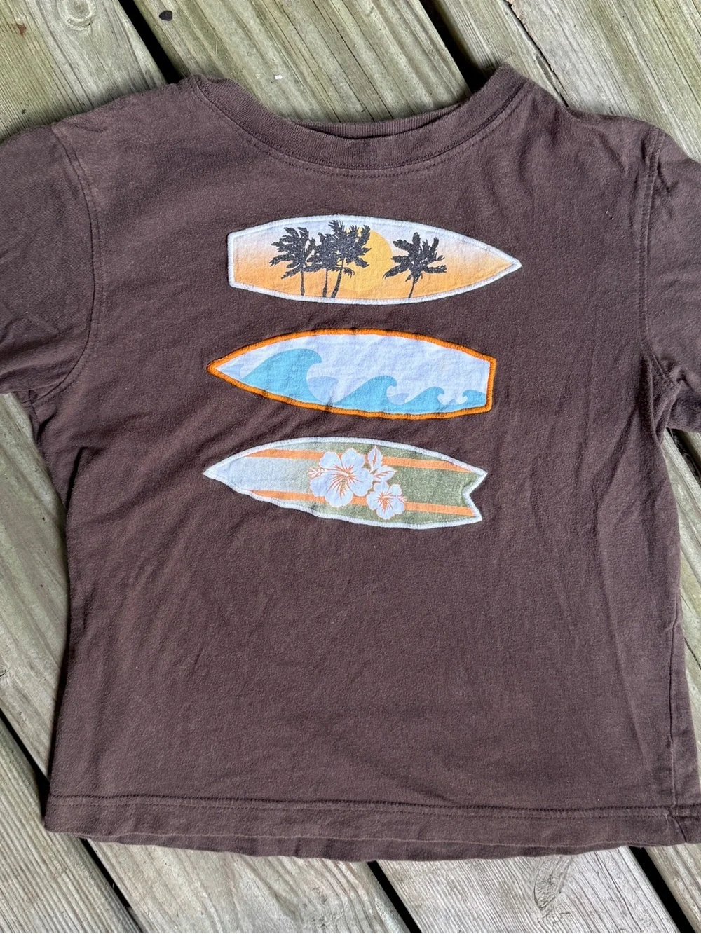 Gymboree Boys Surf T-Shirt Bundle Size 6 Totally Awesome Surfboards 2 Pack